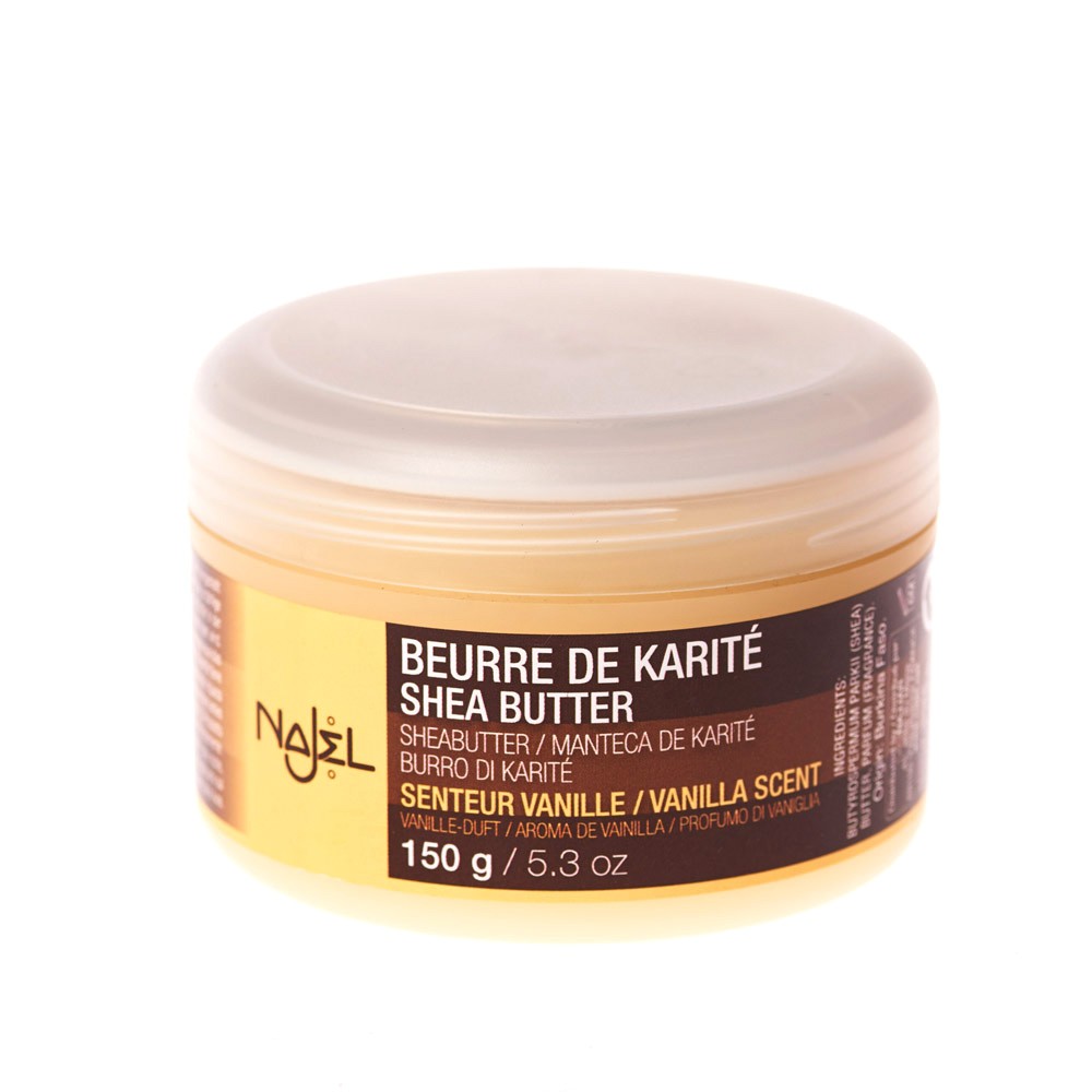 Manteca De Karité- Aroma de Vainilla- NAJEL- 150 g