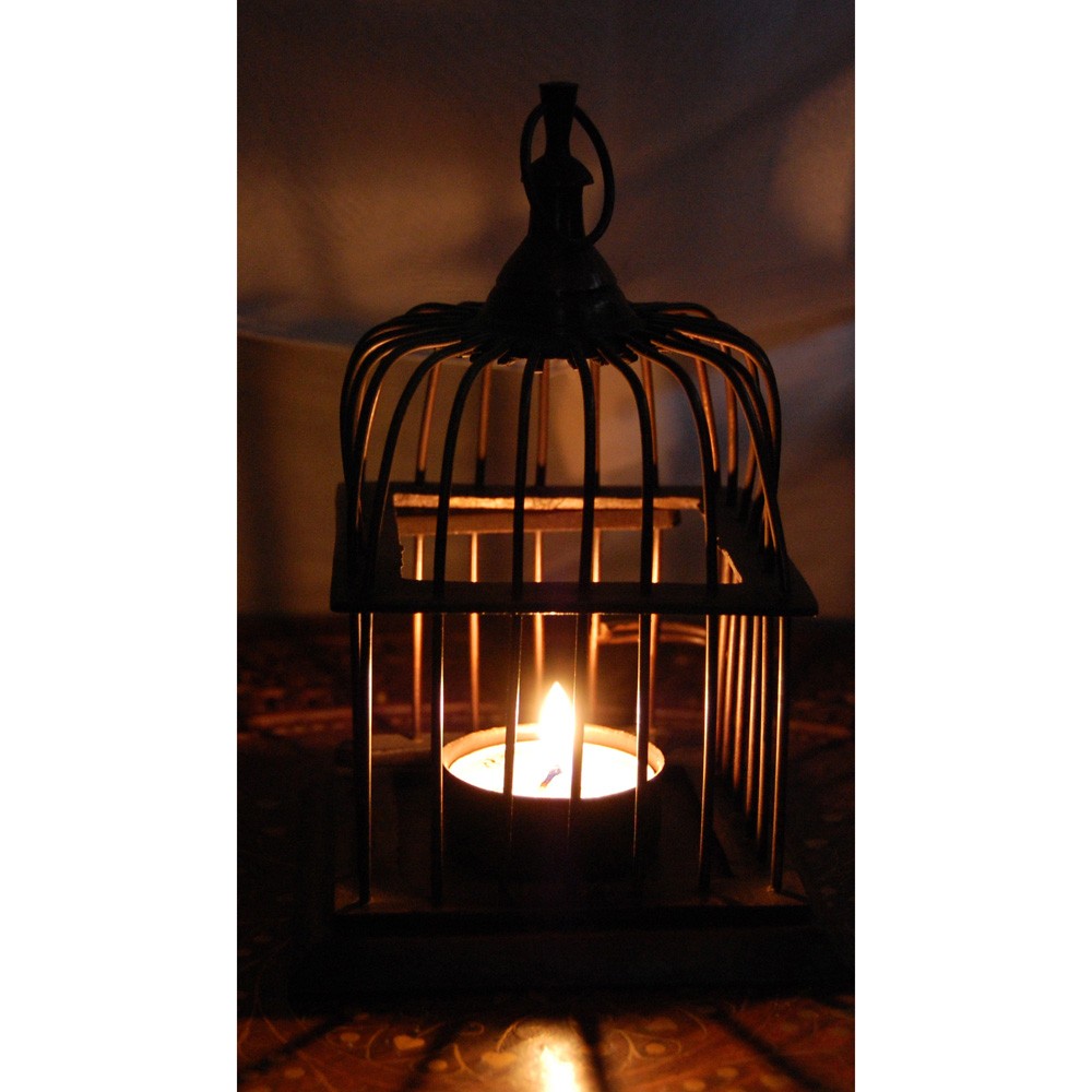 Farol Jáula para Vela - Hecho en Cobre