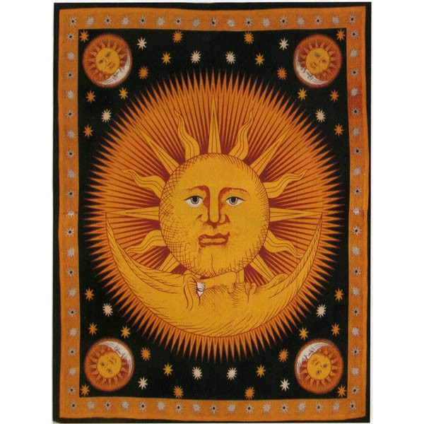 Tela Algodon-India- Buenos Dias color -Artesana-210 x 240 cm