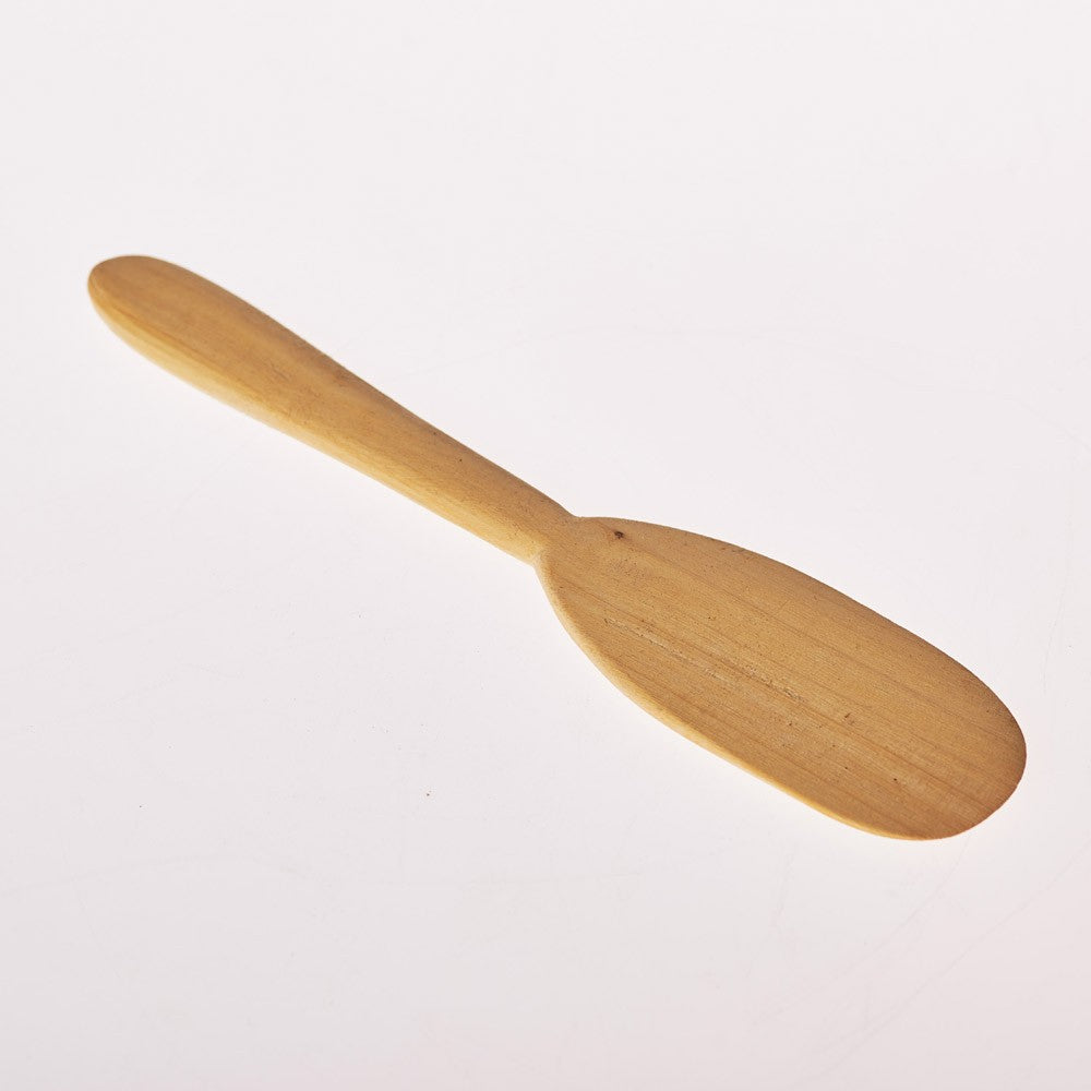 Espátula Cocina Ovalada - Madera Limonero - 100% Artesanal - 19 cm