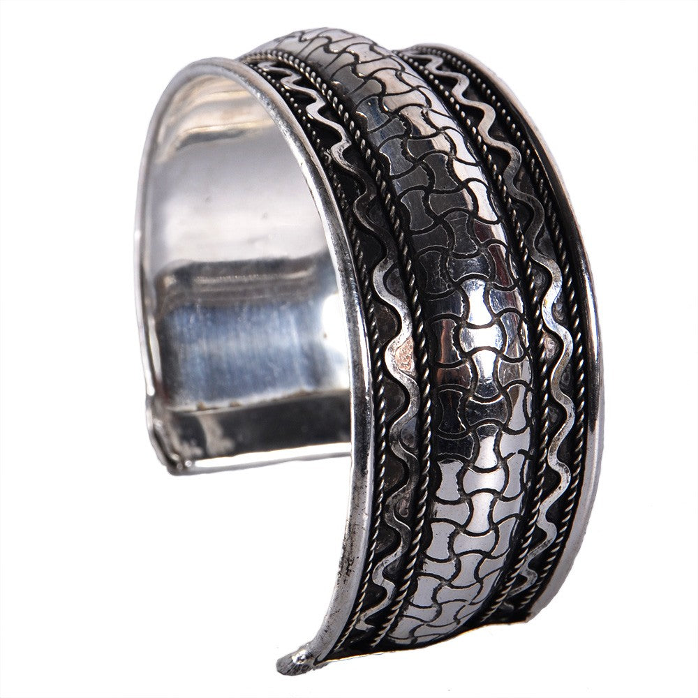 Brazalete Plateado Puzzle - NOVEDAD