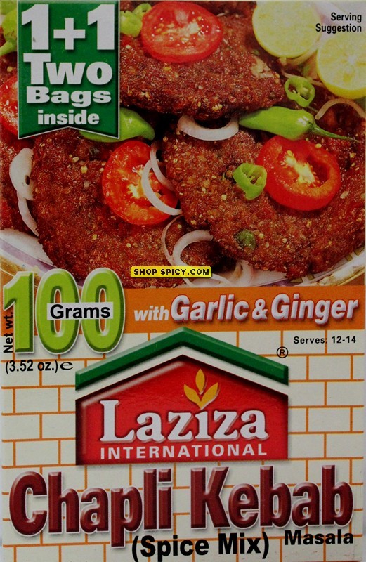 Chapli Kebab - Especias Kebab - Cocina India - 100 g