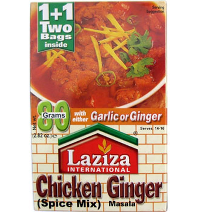 Chicken Ginger - Mezcla De Especias - Cocina India - 80 g
