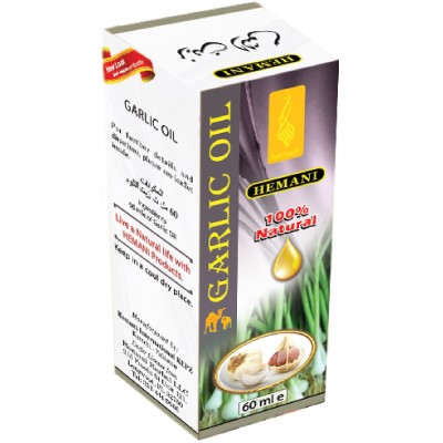 Aceite De Ajo - HEMANI - 100% Natural - 60 ml