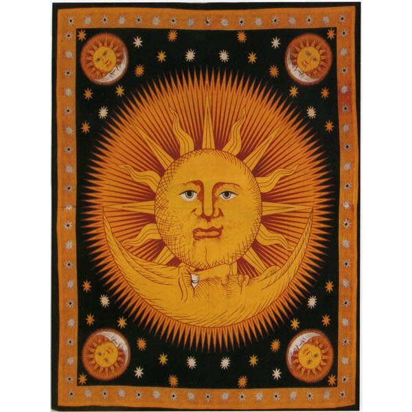 Tela Algodon-India- Buenos Dias color -Artesana-135 x 210 cm