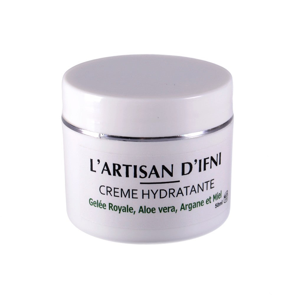 Crema Facial Hidratante - Jalea Real - Aloe - Argán Y Miel - 50 ml