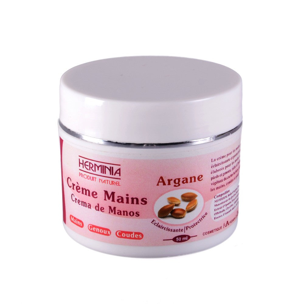 Crema De Manos - Natural - Argán  - HERMINIA - 50 ml
