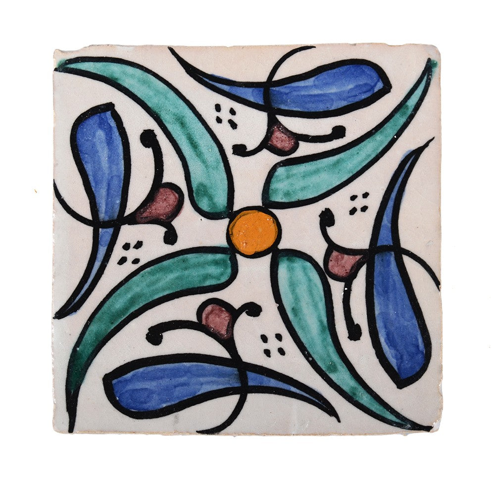 Azulejo Andalusí - 10 cm - Varios Diseños- Artesanal- Modelo 14