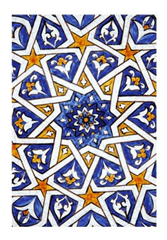 Libreta Diseño Mosaico - Souvenir Arabe - Tamaño A6 - 100 Hojas