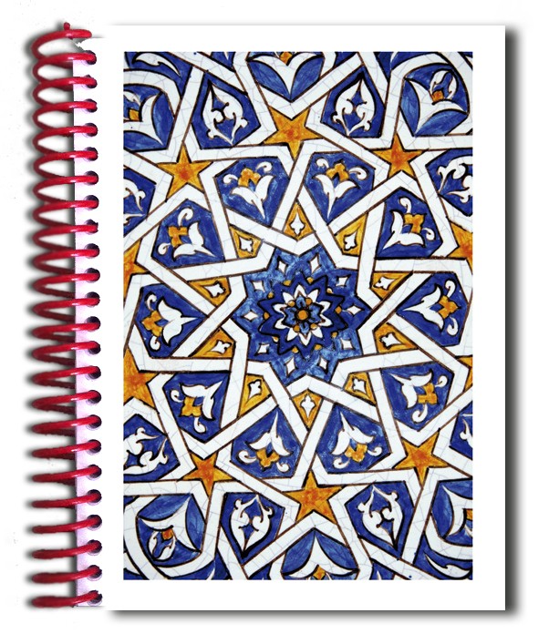 Libreta Diseño Mosaico - Souvenir Arabe - Tamaño A5 - 100 Hojas