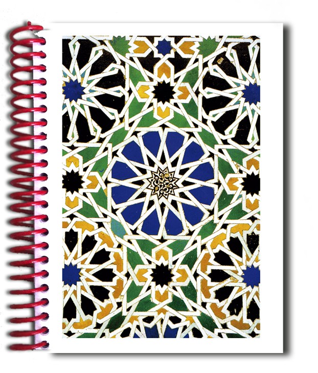 Libreta Diseño Mosaico - Souvenir Arabe - Tamaño A6 - 100 Hojas