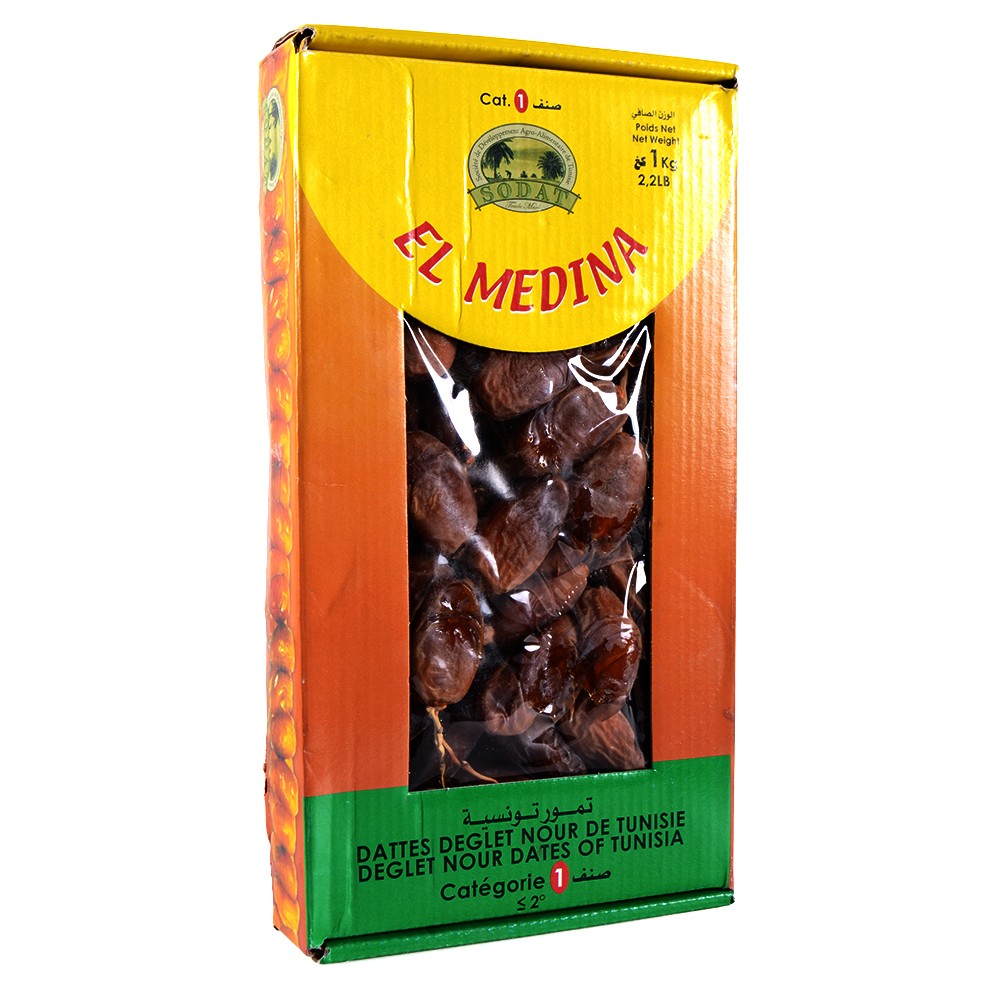 Dátil en Rama "Al-Madina" - Tunez - Primera Categoria - 1 kg - Caja Regalo