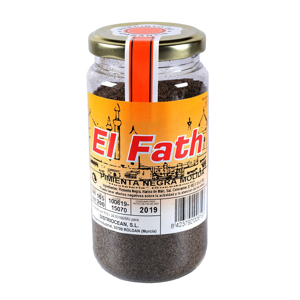 Pimienta negra molida - Especias Árabes - Bote 150 gr