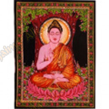 Tela Algodon India- Budha -Artesana-75 x 110 cm