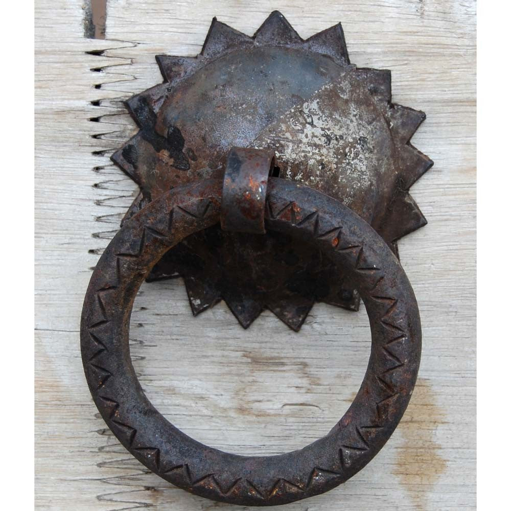 Tirador de Forja Redondo - Emebellecedor - 8 cm
