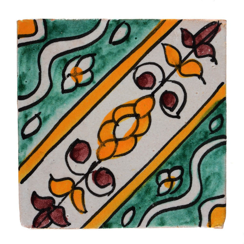Azulejo Andalusí - 10 cm - Varios Diseños- Artesanal- Modelo 21