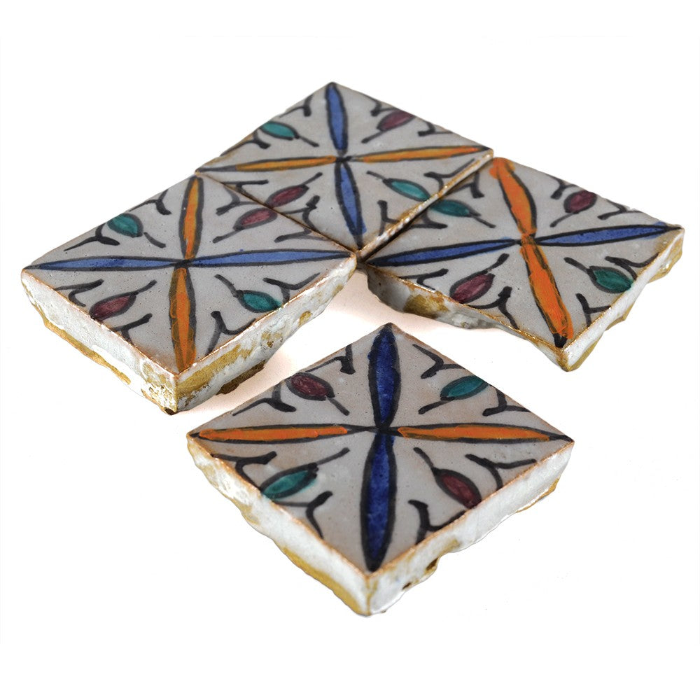 Azulejo Andalusí - 10 cm - Varios Diseños- Artesanal- Modelo 26