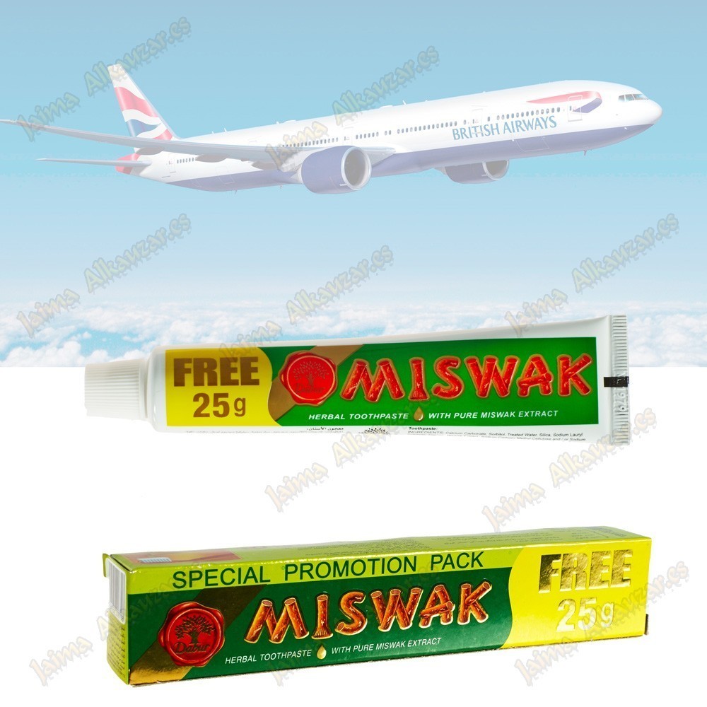 Dentífrico Natural Miswak Mini Viaje -Salvadora Persica 30+15 gr