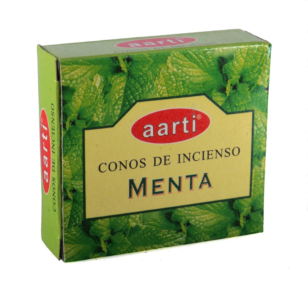 Conos Incienso  - Aarti - Menta - 12 Conos
