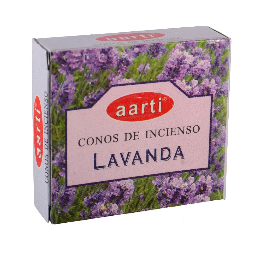 Conos Incienso  - Aarti - Lavanda - 12 Conos