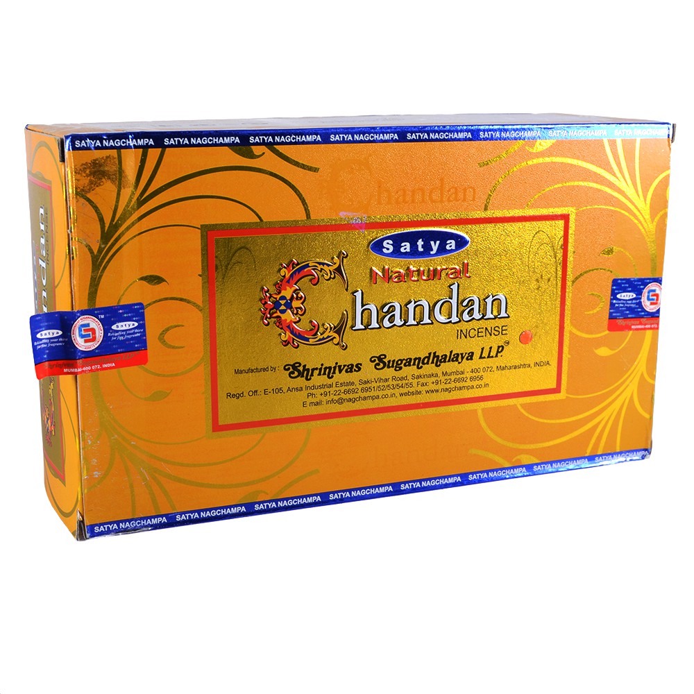 Incienso - Chandan - Satya Natural - Nueva Gama De Olores - Novedad