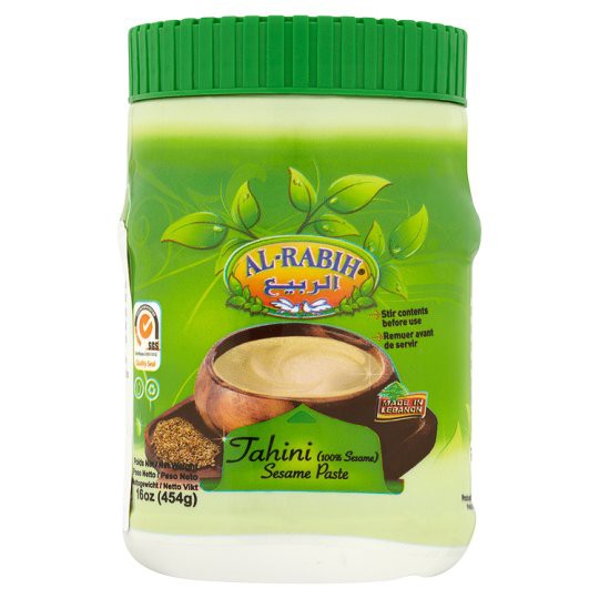 Crema de Tahini Al-Rabih - 100% Sésamo - 400 gr - Comida Oriental