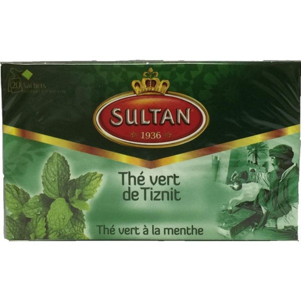 Té Verde Con Hierbabbuena De Tiznit - SULTAN - Bolsitas de té - 20 Bolsitas