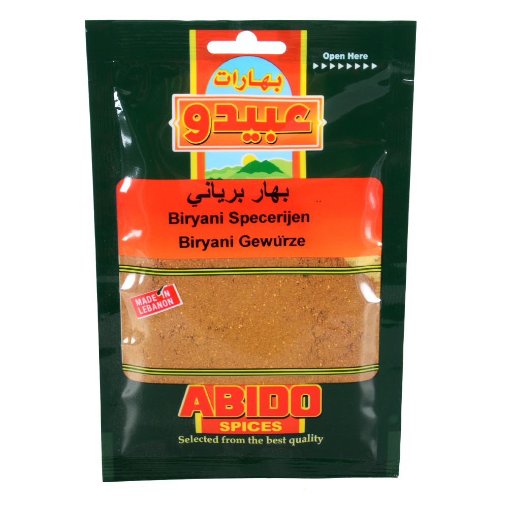 Especias - Biryani - Abido - Calidad Garantizada - 50 g