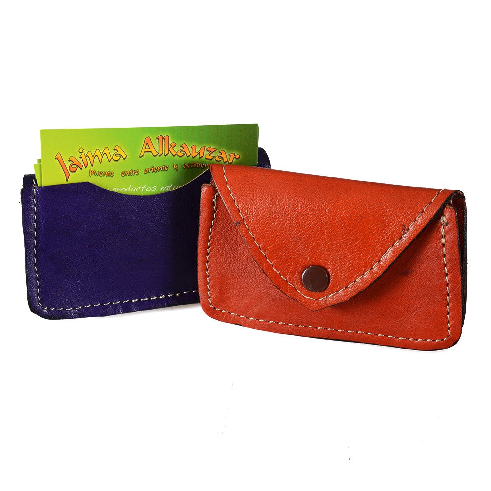Monedero Piel Artesano - Diseño Simple y Eficaz - Varios Colores