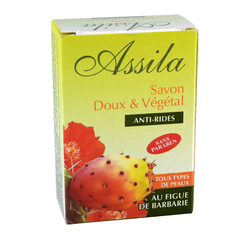 Jabón Vegetal - Antiarrugas - Con Aceite De Higo Chumbo - Todo Tipo De Pieles - 80 g