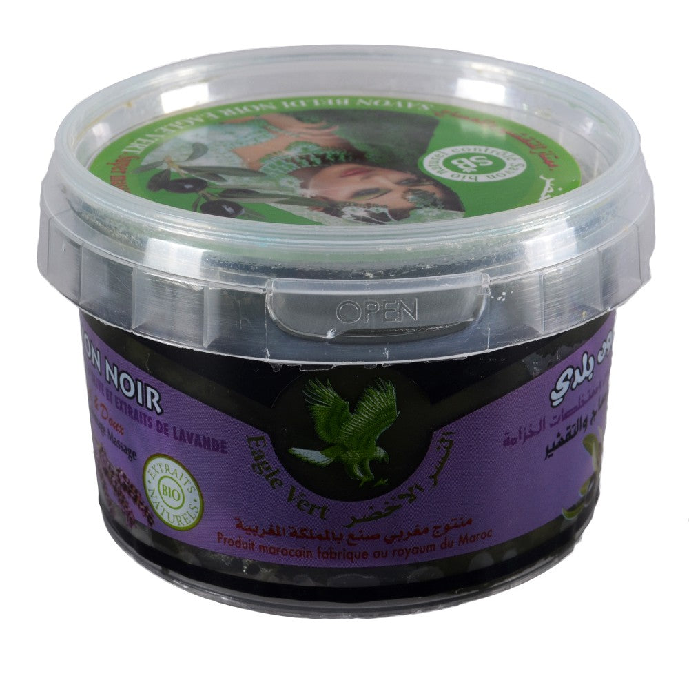Jabón Beldi Negro - BIO - Aceite De Oliva Y Extractos De Lavanda- Dulce Y Natural - 250 g