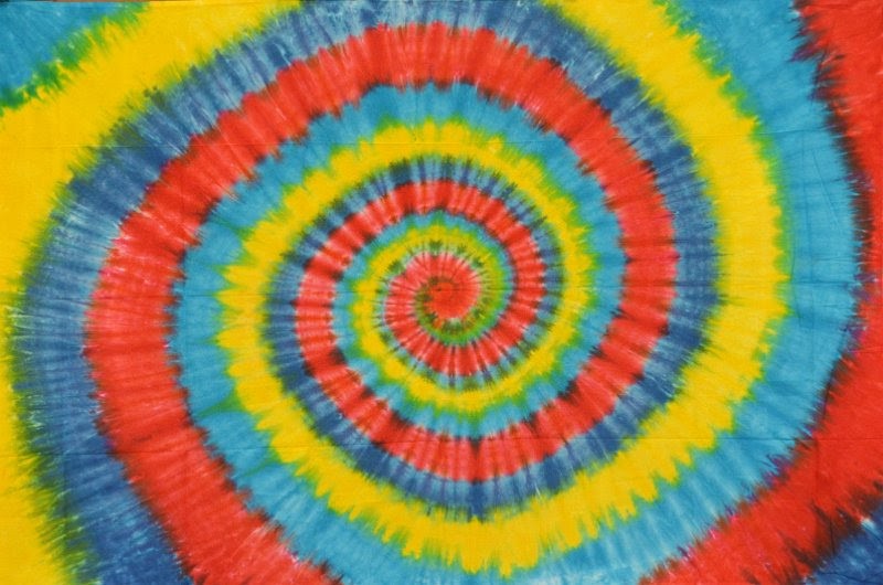 Tela Algodón  India - Espiral Arco Iris - NOVEDAD - 120 x 220 cm