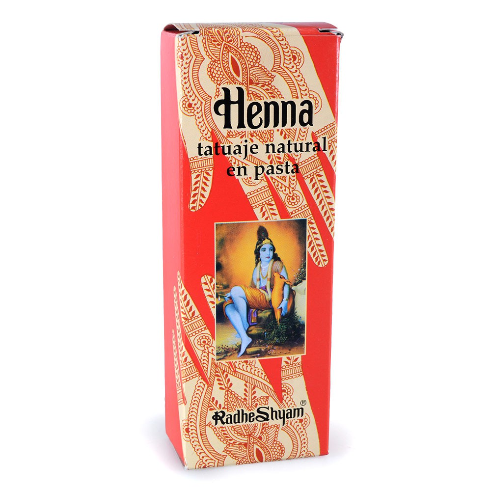Tubo Tatuaje Henna Naranja - Radhe Shyam - Tattoo - Gran Calidad
