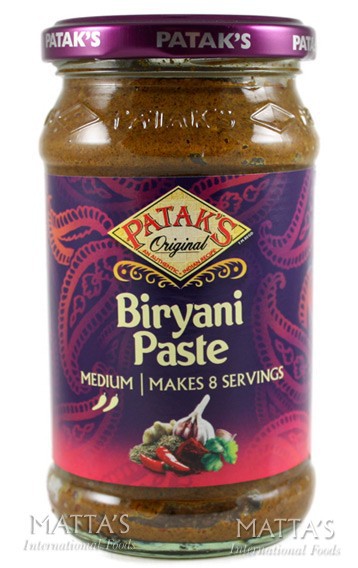 Pasta Biryani - Salsa India - PATAK'S - Picante Moderado - 283 g