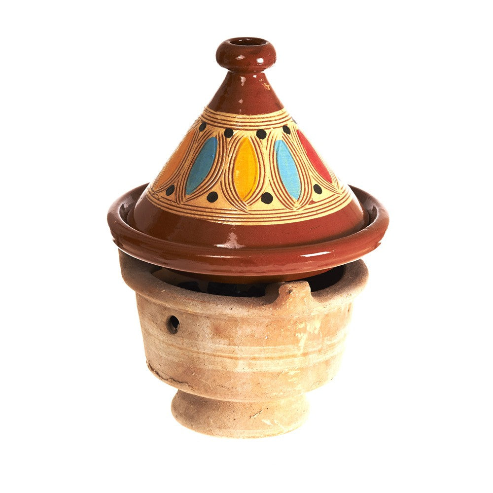 Incensario Barro Africano - 31 cm - Brasero - Artesano