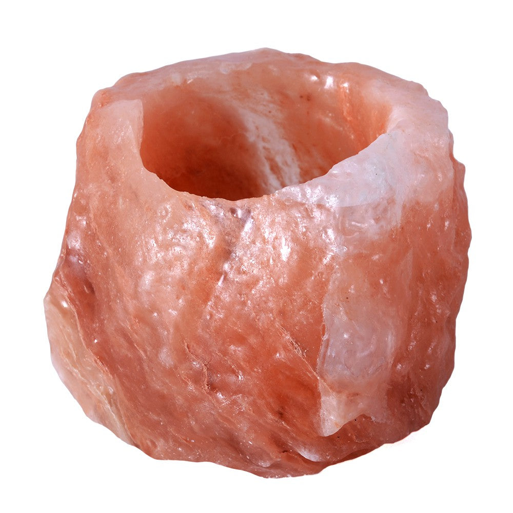 Portavelas Sal Natural Himalaya - Bruto - Feng Shui- NOVEDAD
