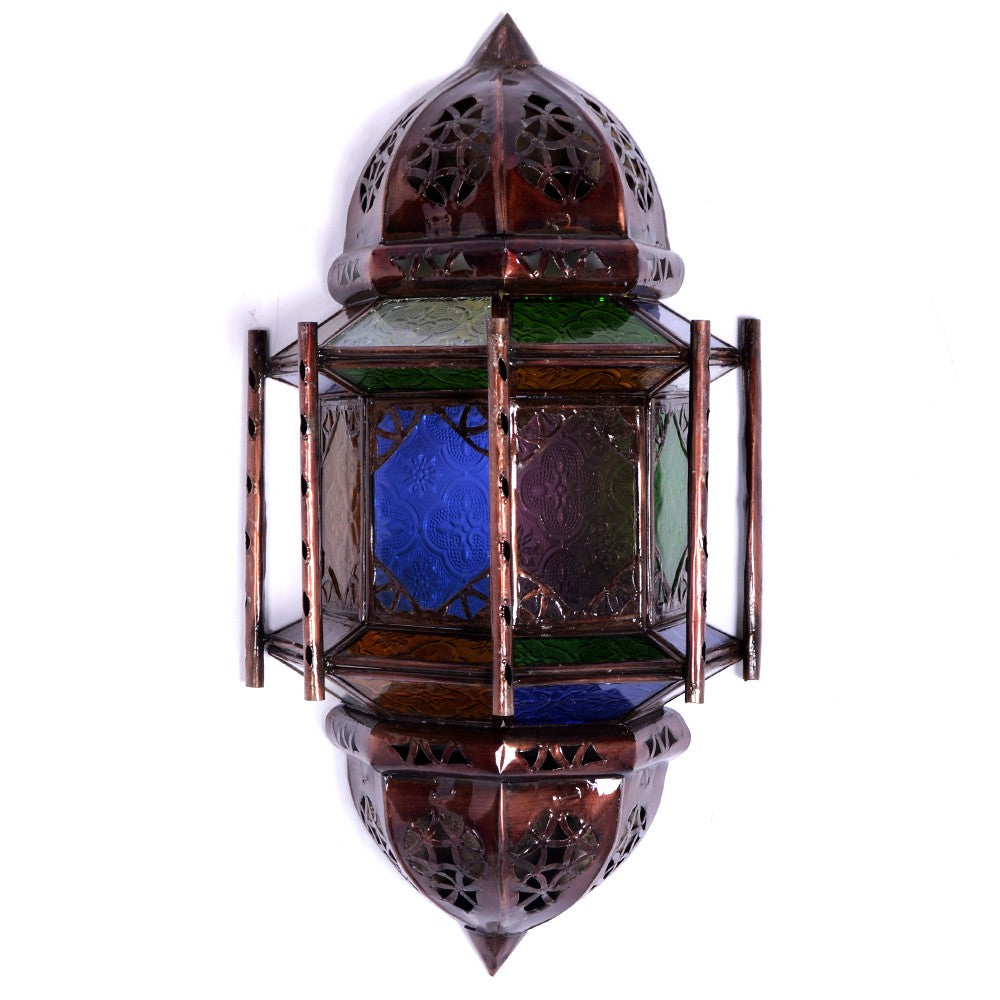 Aplique Calado de Cristal - Barras -  Multicolor - 37 cm