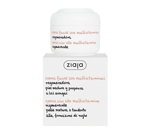 Crema Facial Ziaja - Multivitaminas - Regeneradora - 50 ml