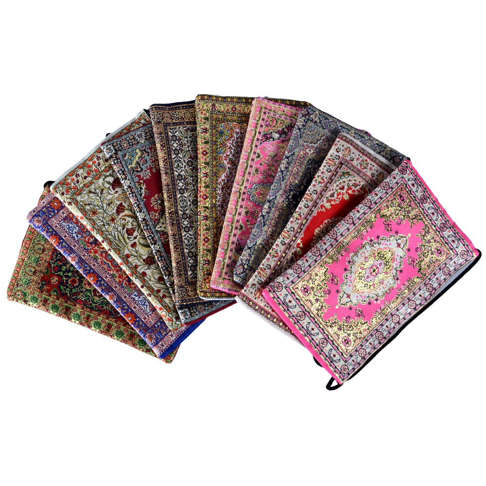 Estuche Turco - Tela Y Bordados Dorados - 28 cm