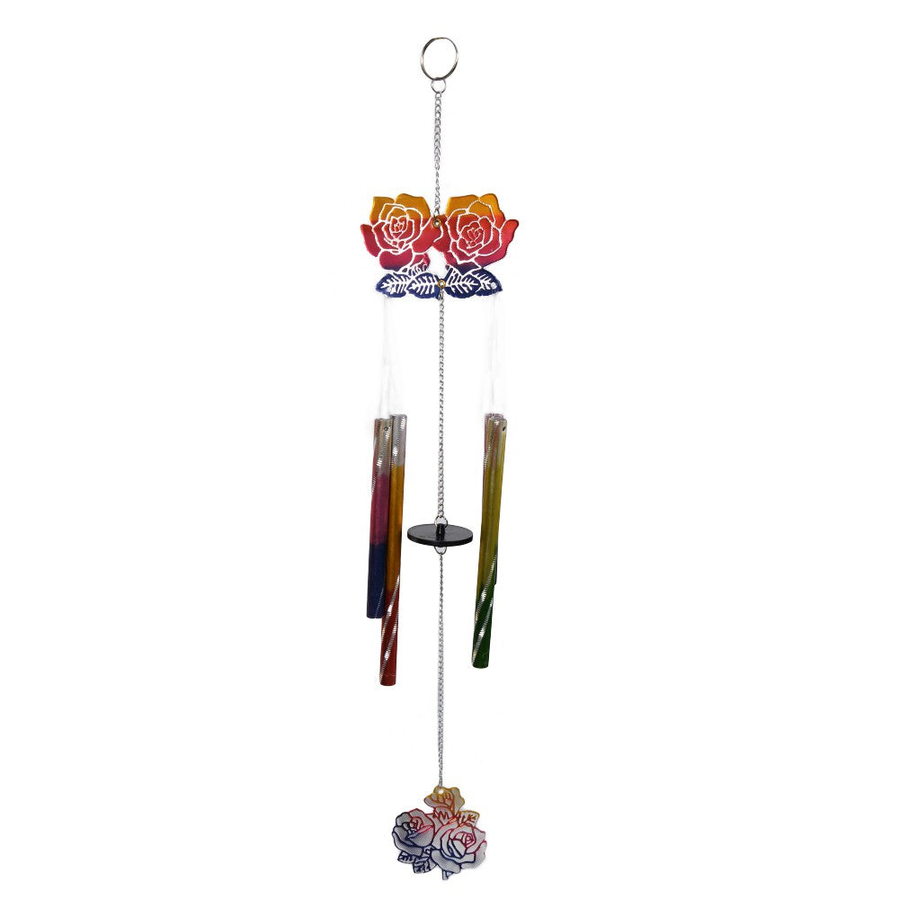 Movil Campana Viento - Rosa Multicolor - Fundición - 35 cm