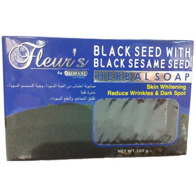 Jabón Natural - HEMANI - Ajenuz y Sésamo Negro - 100 g