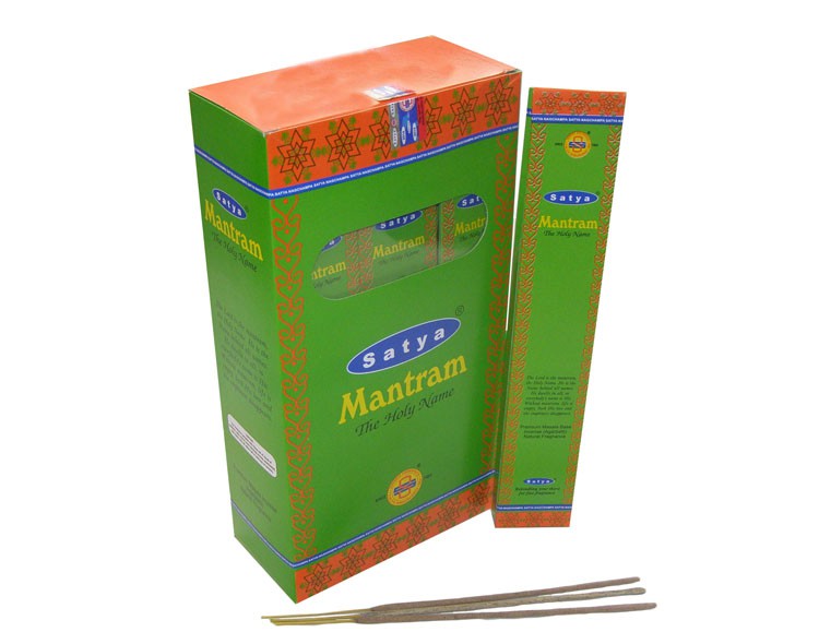 Incienso - Mantram - SATYA - NOVEDAD - Cajita 12 Varillas