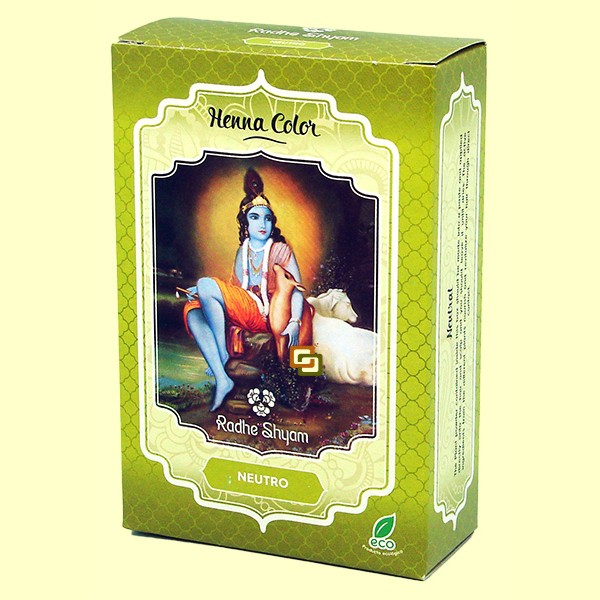 Henna Natural Teñir Pelo - Neutra - Radhe Shyam - 100 gr