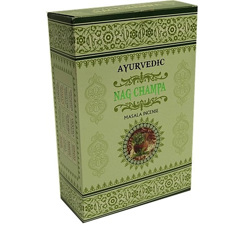 Incienso Masala - Ayurvédico - Nag Champa - Cajita 15 varillas