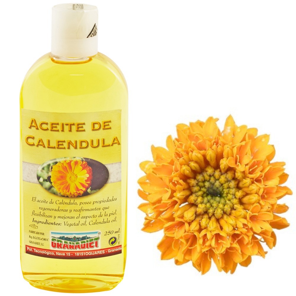 Aceite de Caléndula - 250 ml - 1 L.