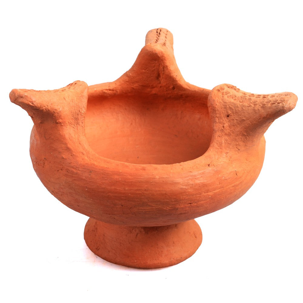 Incensario Barro Africano - 15 cm - Brasero - Artesano
