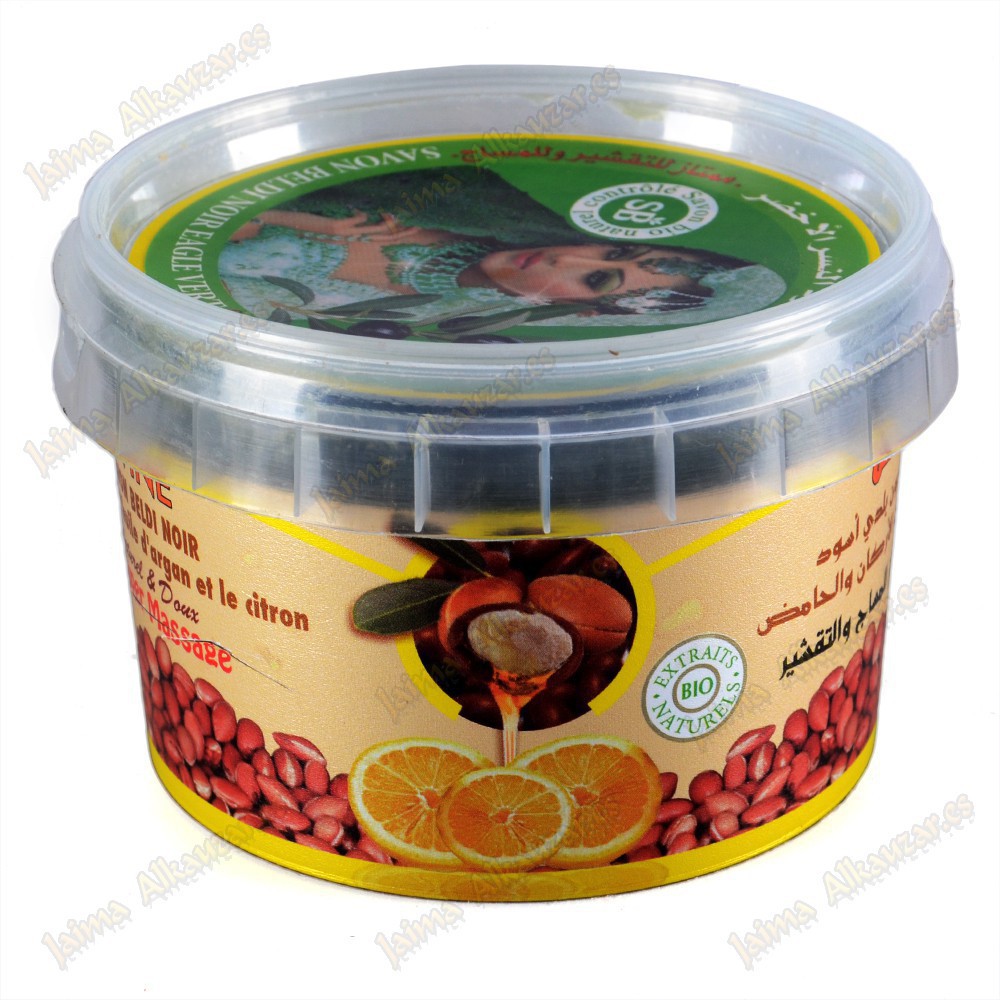 Jabón Beldi Negro Con Limón - BIO - Dulce Y Natural - 250 g