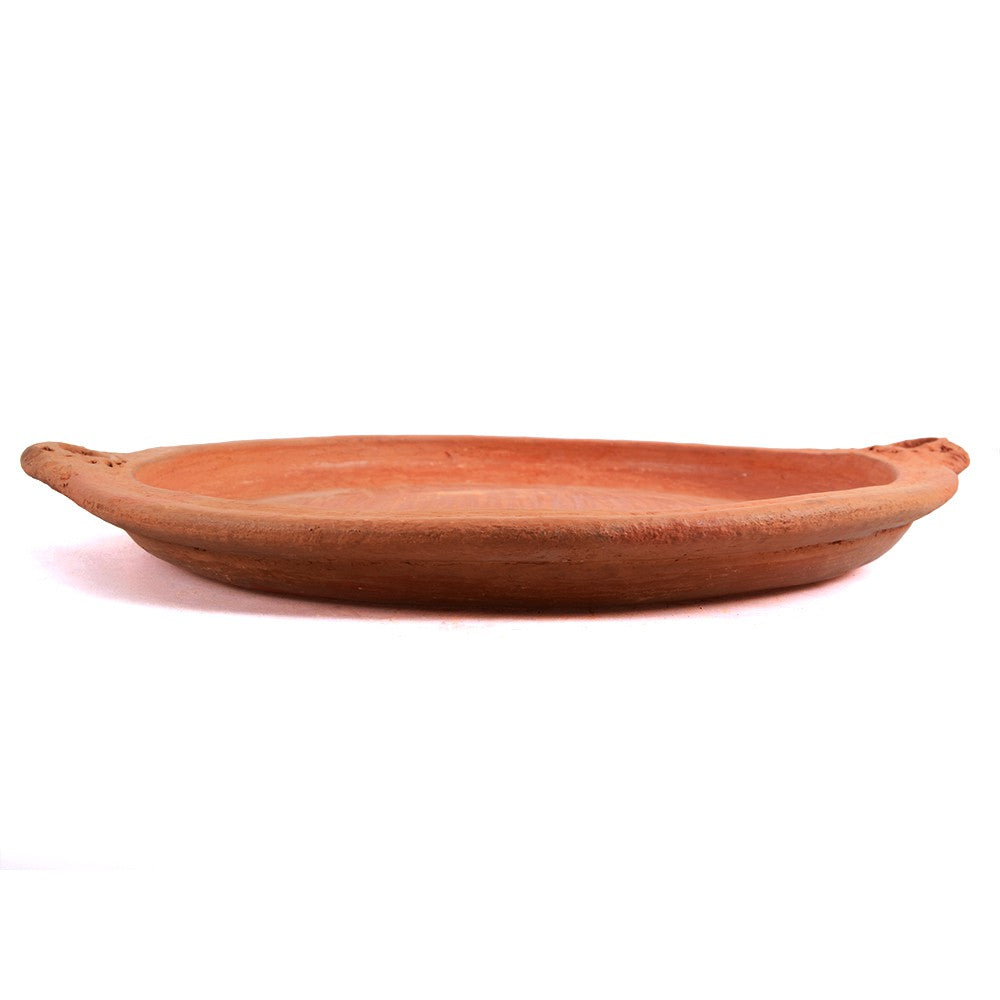 Plato Barro - Cocina Sana - 100% Artesanal - 33 cm