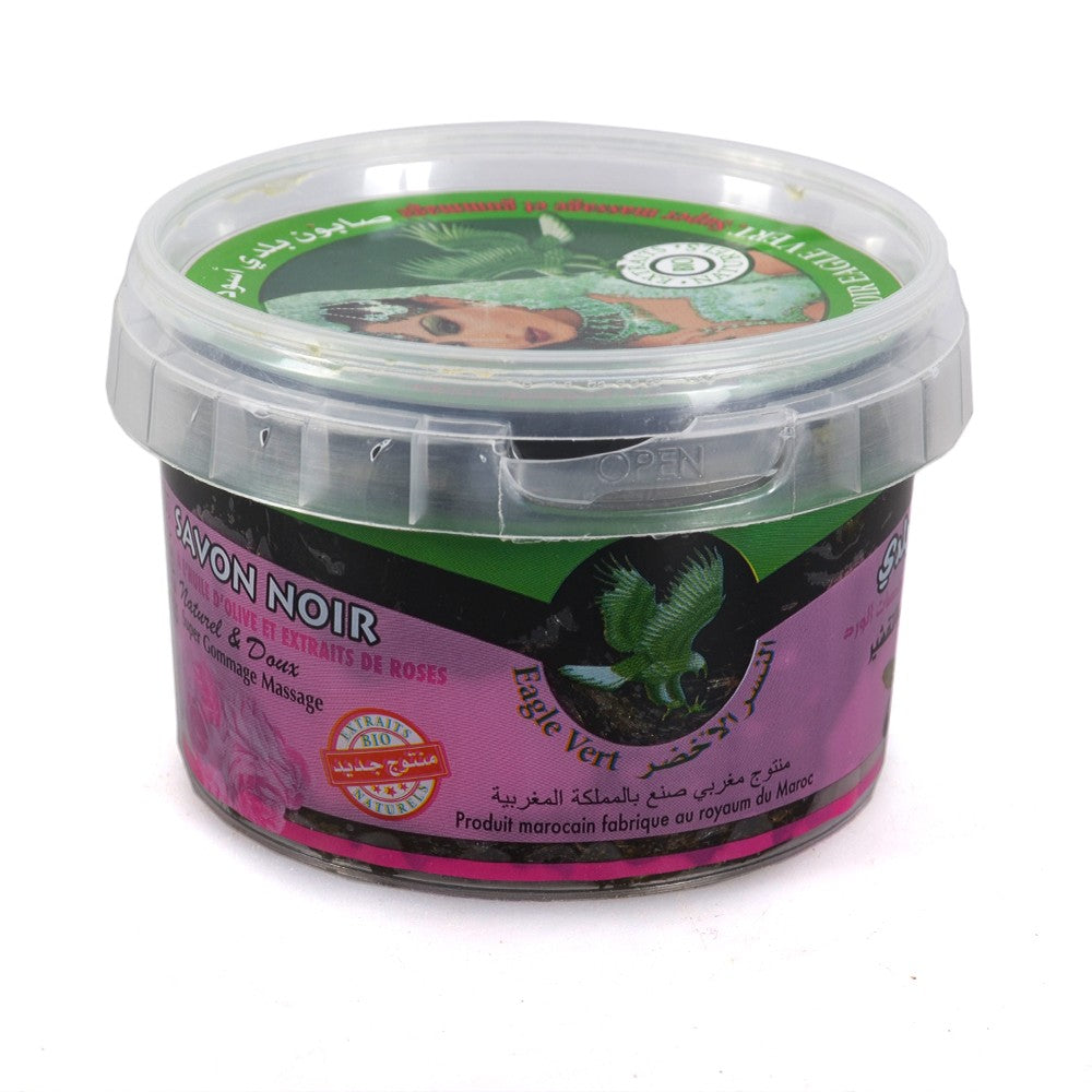 Jabón Beldi Negro - BIO - Aceite De Oliva Y Extractos De Rosa - Dulce Y Natural - 250 g