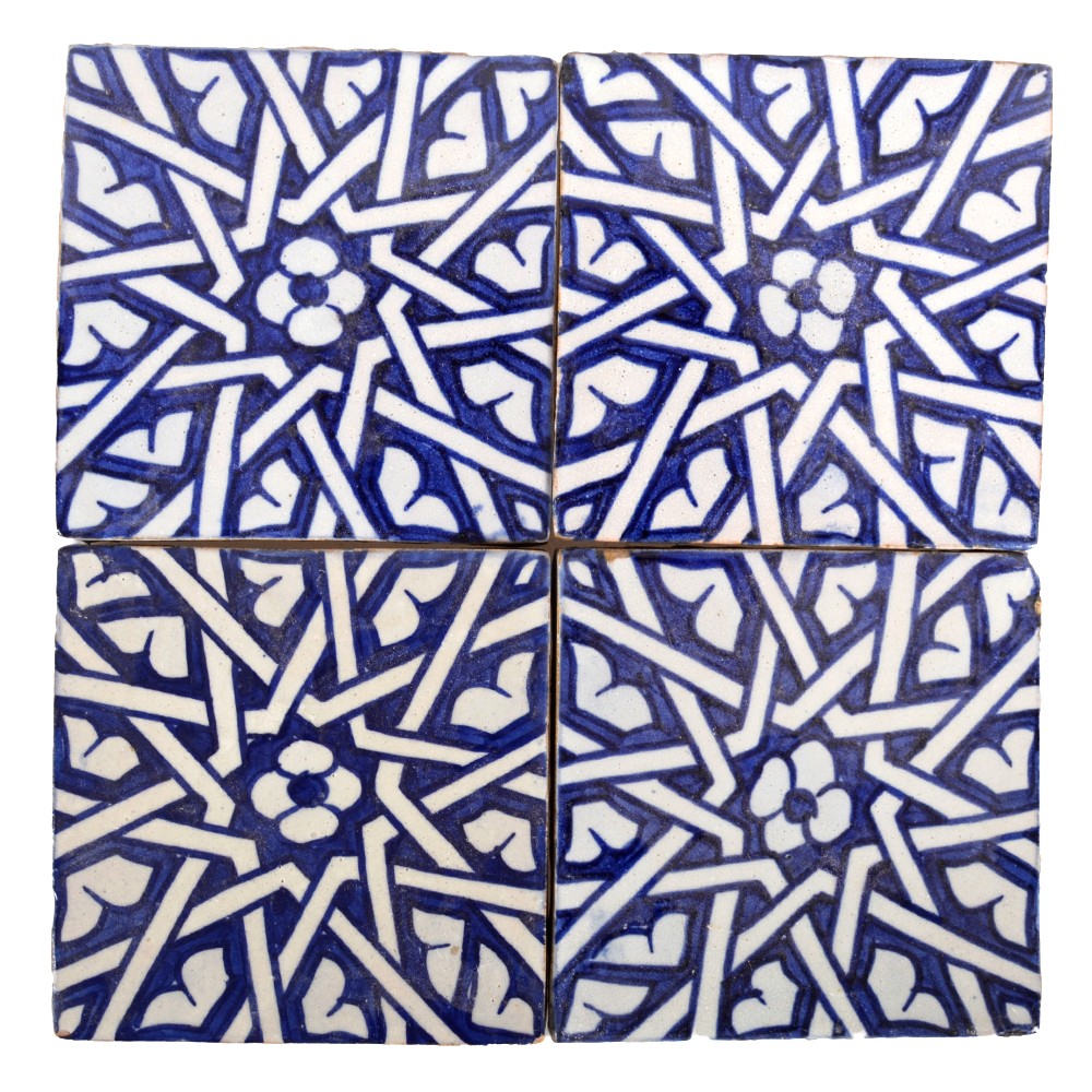 Azulejo Andalusí - 10 cm - Varios Diseños- Artesanal- Modelo 37